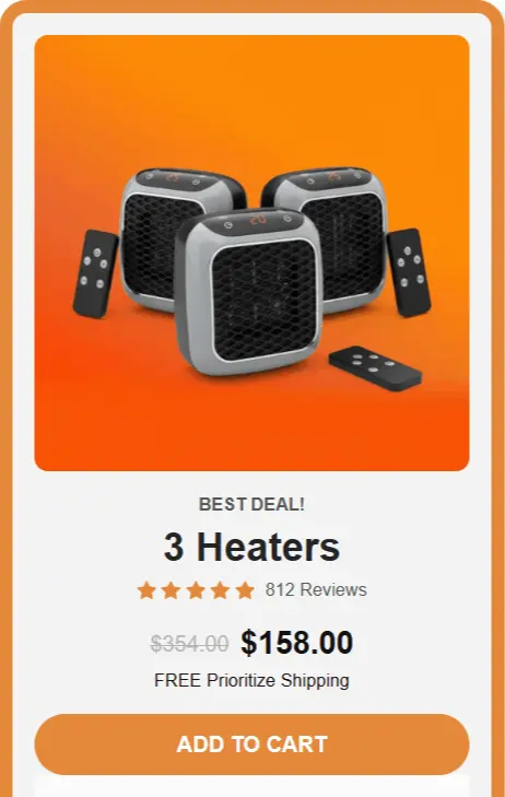 HeatFlash Heater offer package price 